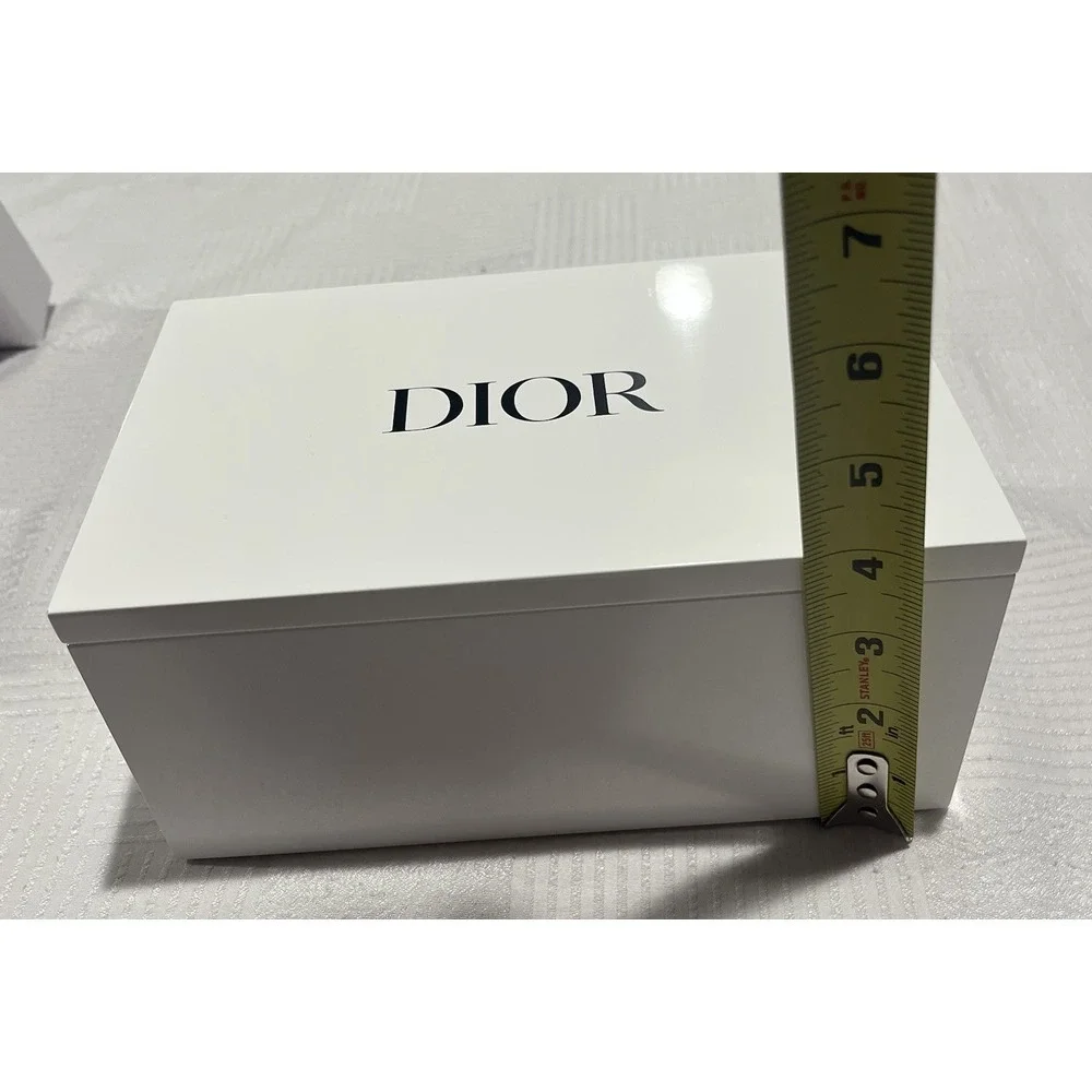 New Dior White Lacquered‎ Vanity/Make-up Storage Box With Mirror
